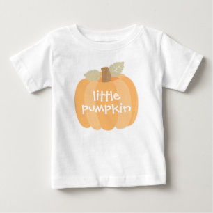 Little Pumpkin Fall Halloween or Birthday Baby T-Shirt