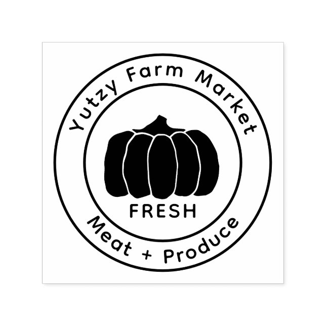 Little Pumpkin Farm Market  Self-inking Stamp (Design)