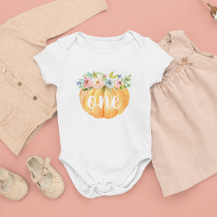 Little Pumpkin First Birthday Baby Bodysuit