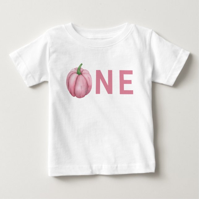 Little Pumpkin first Birthday Party  Baby T-Shirt (Front)