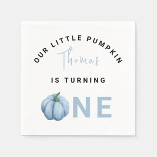 Little Pumpkin first Birthday Party Napkin