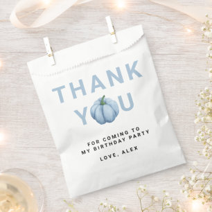 Little Pumpkin first Birthday Party Thank you Favour Bag