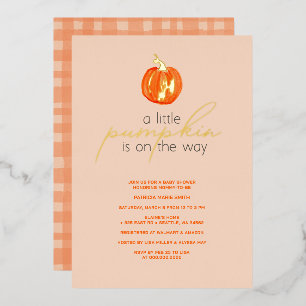 Little Pumpkin Gender Neutral Fall Baby Shower