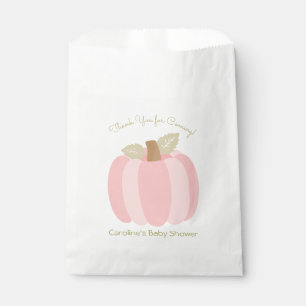 Little Pumpkin Girl Baby Shower Favour Bag