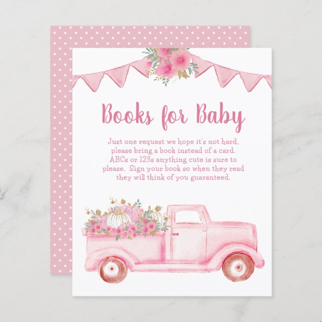 Little Pumpkin Girl Books for Baby (Front/Back)