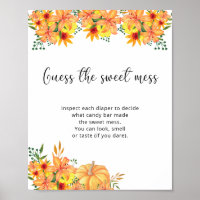 little pumpkin guess the sweet mess baby shower