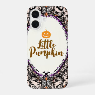 Little Pumpkin Halloween Design iPhone 16 Case