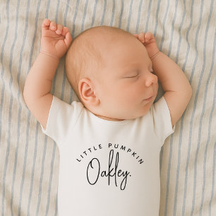 Little Pumpkin Halloween Unisex Baby Bodysuit