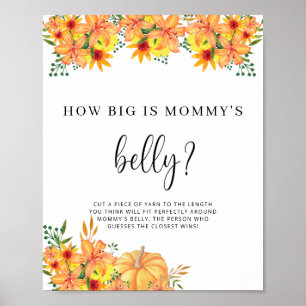 little pumpkin how big is mummy's belly game poster