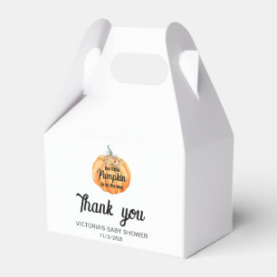 Little Pumpkin is on the way Baby Shower Favour Box