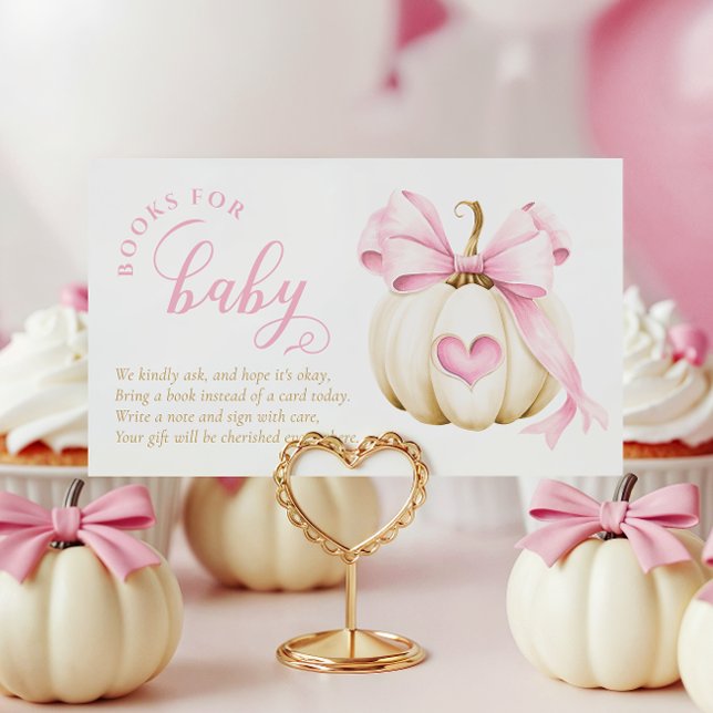 Little Pumpkin is on the Way Books for Baby Card (Creator Uploaded)