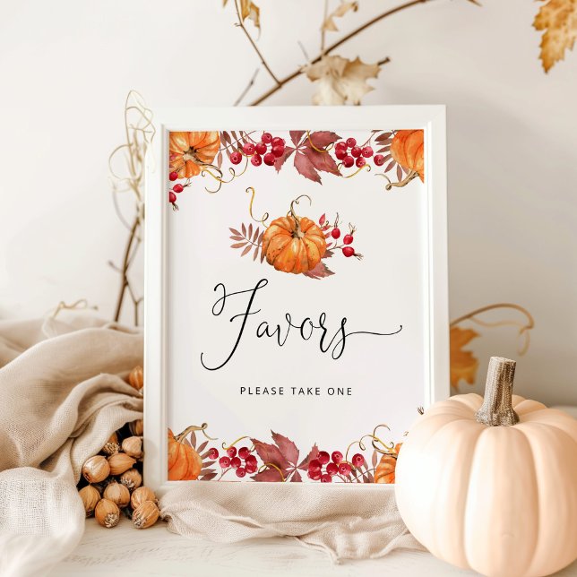 Little pumpkin is on the way fall Favours sign (Creator Uploaded)