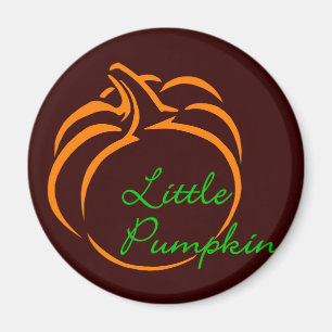 Little Pumpkin Line Art Magnet