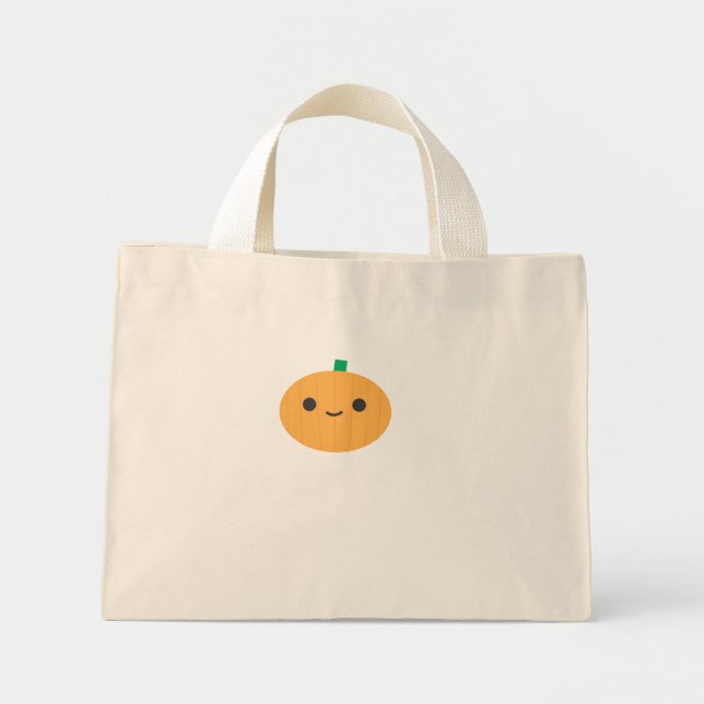 Little Pumpkin Mini Tote Bag (Front)
