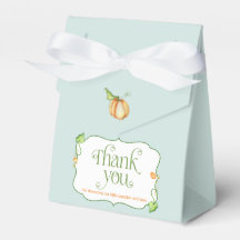 Little Pumpkin on the Way Baby Shower Favour Box
