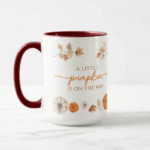 Little Pumpkin on the Way Baby Shower Mug