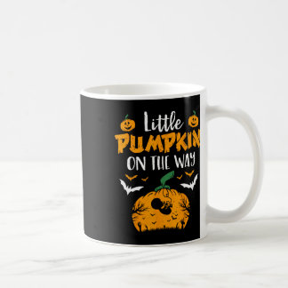 Little Pumpkin On The Way Halloween Witch Pregnanc Coffee Mug