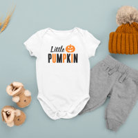 Little Pumpkin Orange Black Halloween