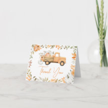 Little Pumpkin Orange Truck Fall Baby Shower