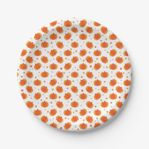 Little Pumpkin Paper Plate