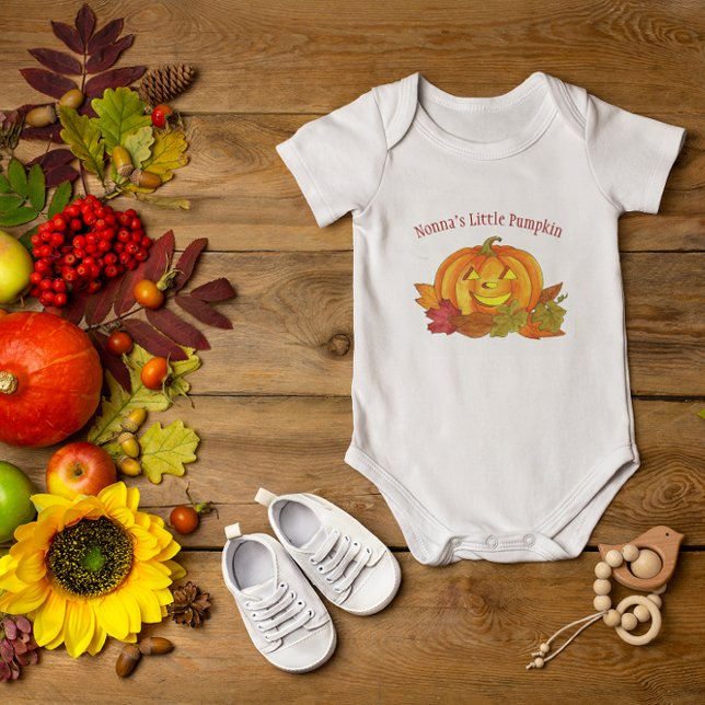 Little Pumpkin Personalised Baby Bodysuit (Creator Uploaded)