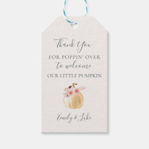 LITTLE PUMPKIN POPCORN FAVOR TAGS
