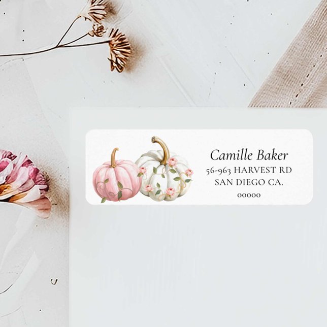 Little Pumpkin Return Mailing Label Return Address Label (Creator Uploaded)