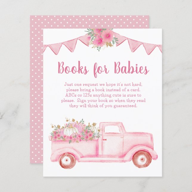 Little Pumpkin Triplet Girl Books for Babies (Front/Back)