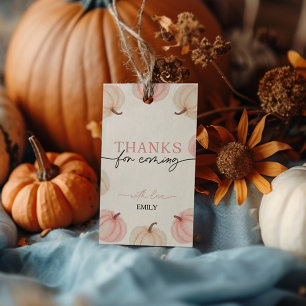 Little Pumpkin Turning One Birthday  Gift Tags