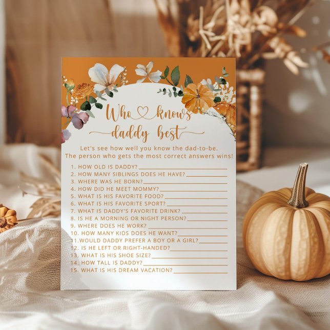 Little pumpkin who knows daddy best game (Creator Uploaded)