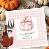 Little Pumpkin's Pink Gingham