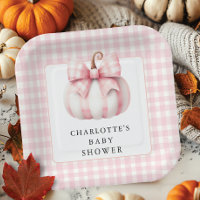 Little Pumpkin's Pink Gingham