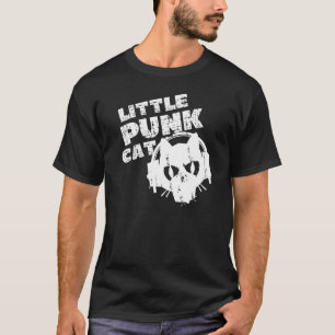 Little Punk Cat Punk Rocker Mohawk Punker T-Shirt