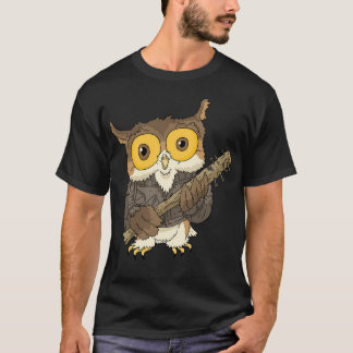 Little Punk Gangster Owl. T-Shirt