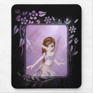 Little Purple Fairy Design 2 - Fantasy Mousepad