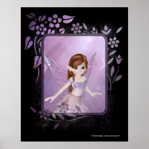 Little Purple Fairy Design 2 - Print