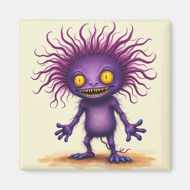 Little Purple Monster Magnet (Front)