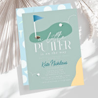 Little Putter Golf Course Fairway Boy Baby Shower