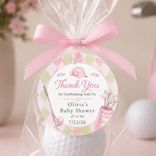 Little Putter Thank You Sticker
