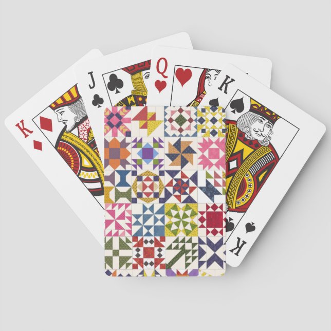 Little Quilt Blocks Playing Cards (Back)