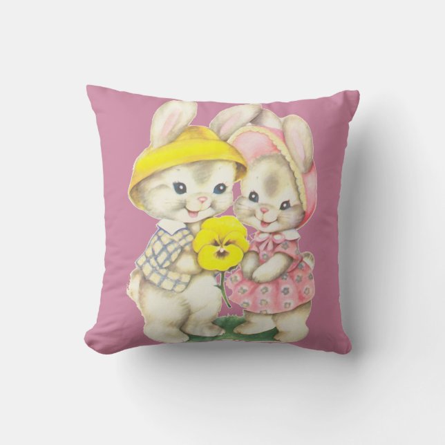 Little rabbits cushion (Front)