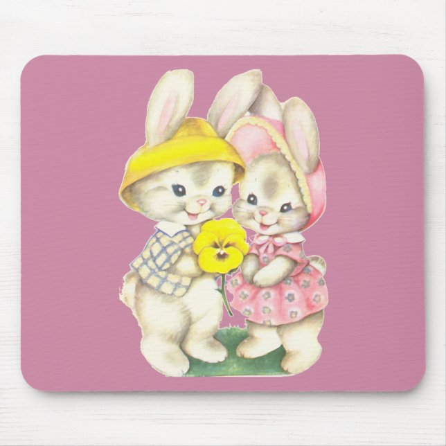 Little rabbits mouse pad (Front)