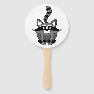 Little Raccoon Hand Fan