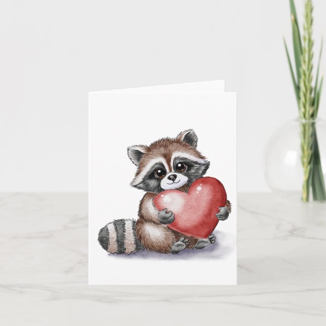 Little Racoon Card (Front)