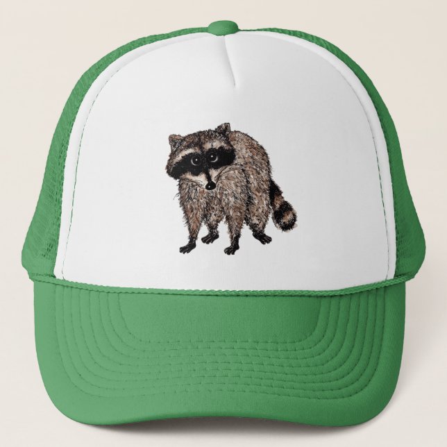 Little Racoon Trucker Hat (Front)