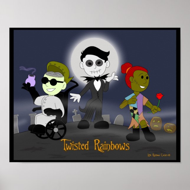 Little Rainbow Comics: Twisted Rainbows Poster (Front)