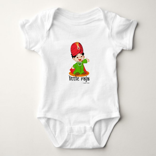 Little Raja Baby Bodysuit (Front)