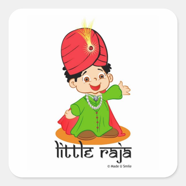 Little Raja Stickers (Front)