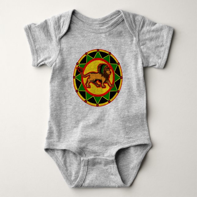 Little Rasta Baby Bodysuit (Front)