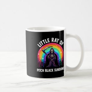 Little Ray Of Pitch Black Sunshine Death Rainbow H Coffee Mug